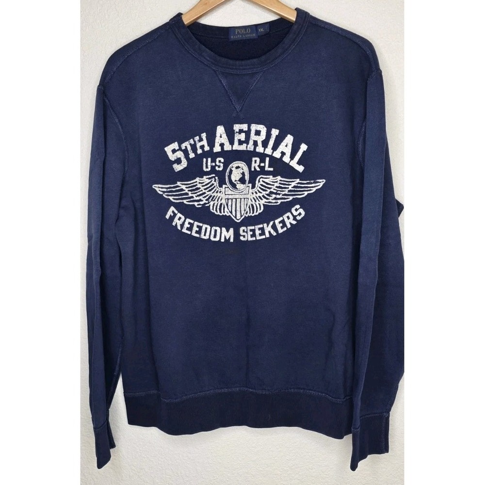 Polo Ralph Lauren Military 5th Aerial Freedom Seeker Crew Sweatshirt Pullover